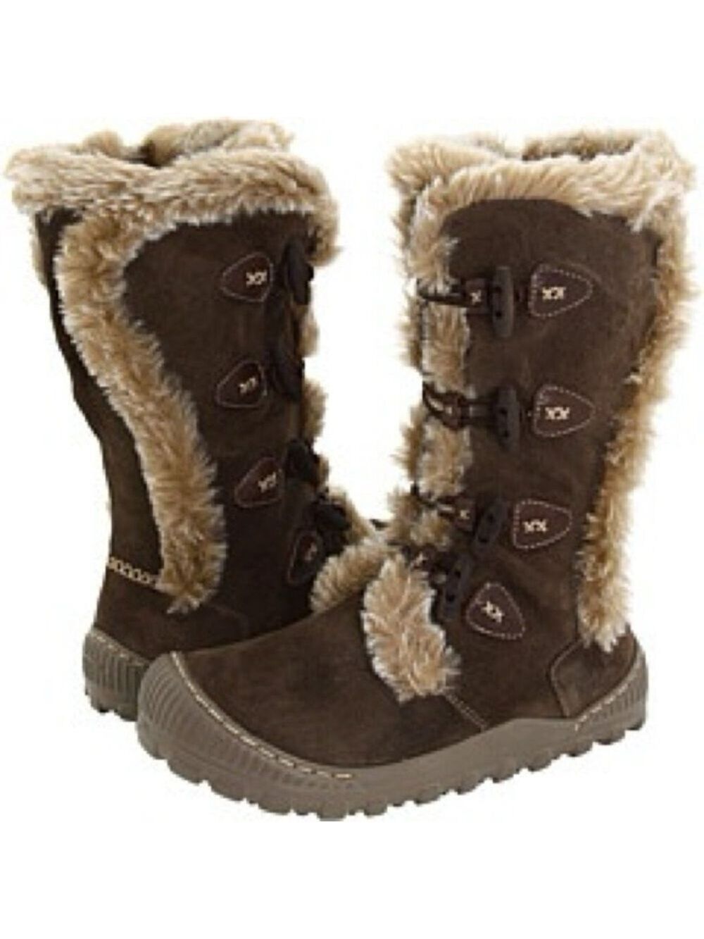 Earth Suede Leather Caribou Lodge 2 Brown Boots, Size 8